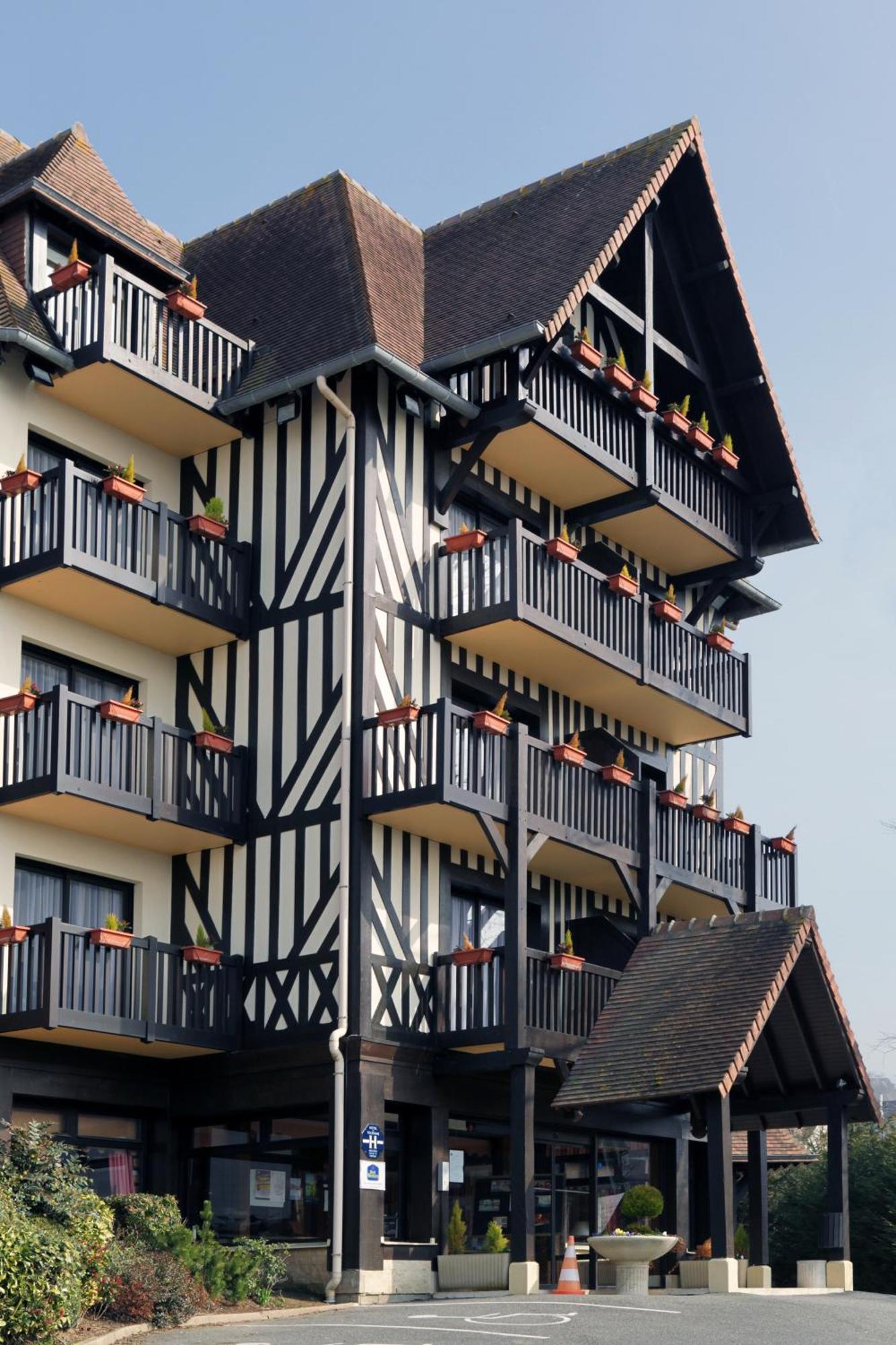 Best Western Plus Hostellerie Du Vallon Trouville-sur-Mer Kültér fotó