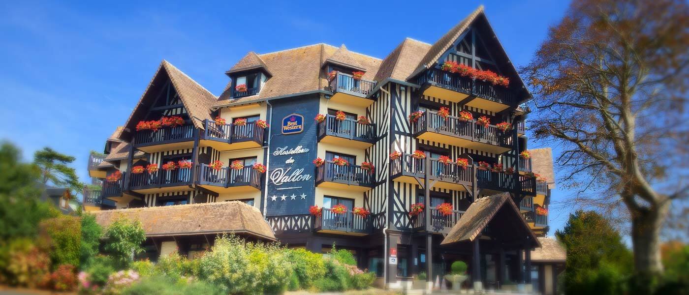 Best Western Plus Hostellerie Du Vallon Trouville-sur-Mer Kültér fotó